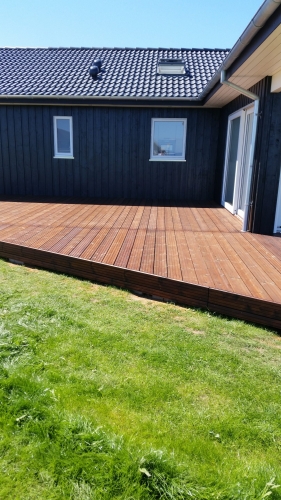 Tømrer - træterrasse i Ringe